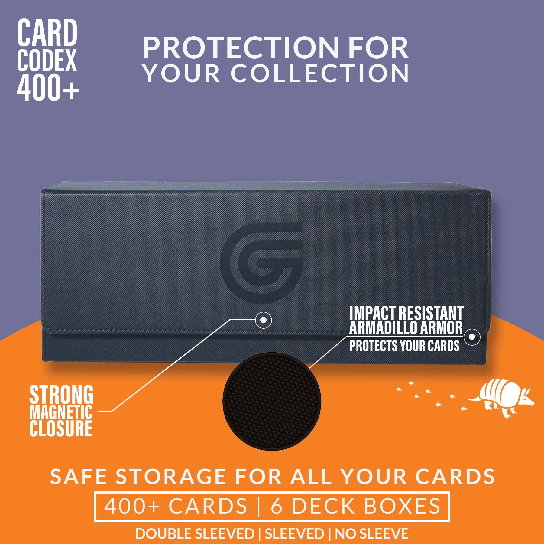 Card Codex 400+ | TCG Deck Storage
